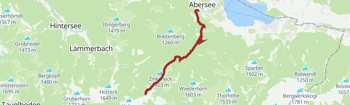 Route map: Osterhorn